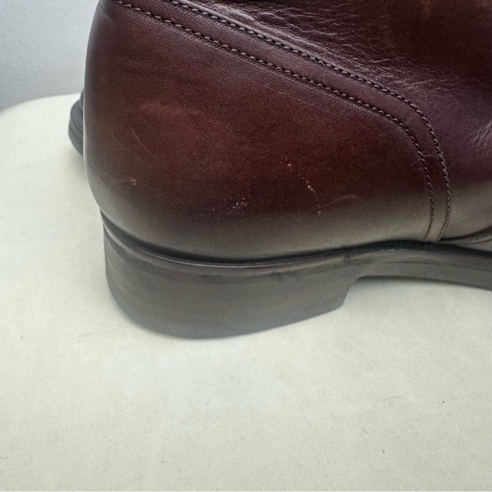 Dres Van Noten Men’s Vintage Brown Italian Leather Chukka Boots Estimated Sz 13 - Picture 7 of 9